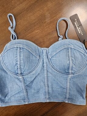 Denim Crop Top